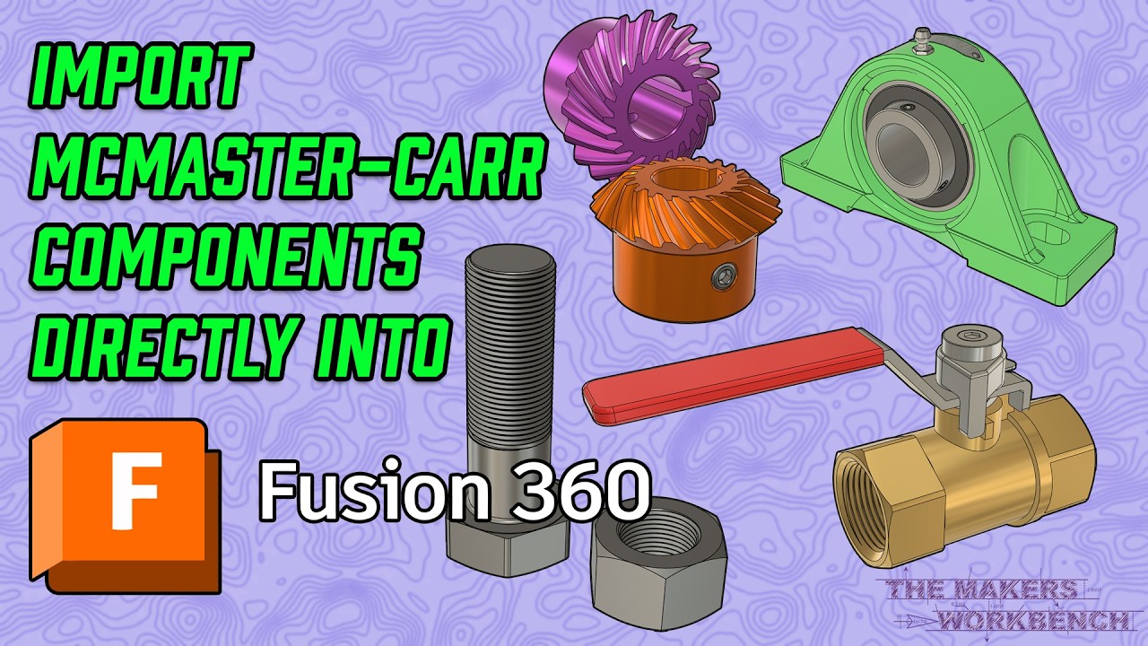 makersworkbench's tweet card. Stop Modeling This in Fusion 360 — Import It Instead