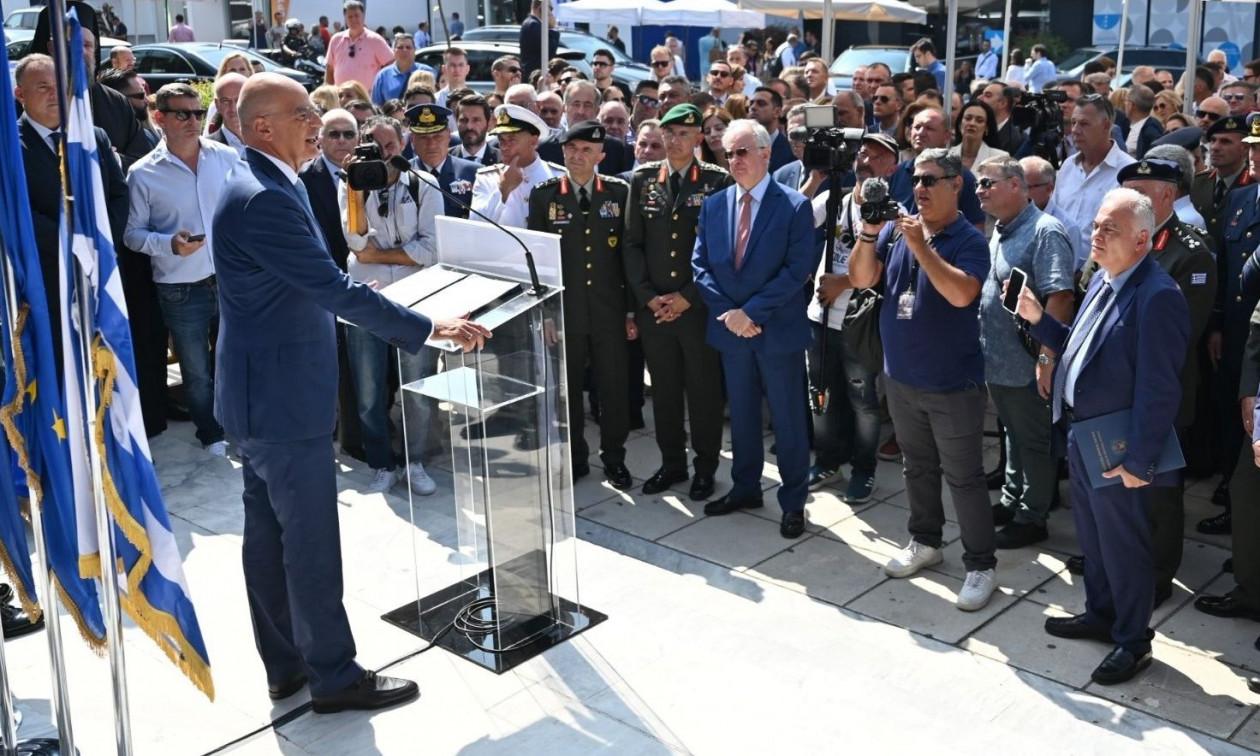 newsbombgr's tweet card. ΔΕΘ 2024 :Η «Ατζέντα 2030» είναι η μεγαλύτερη μεταρρύθμιση των Ενόπλων Δυνάμεων στην ιστορία της Πατρίδας μας.