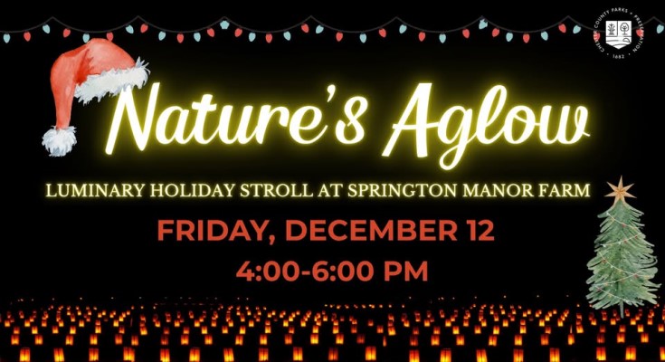 mychesco's tweet card. GLENMOORE, PA — Experience the enchantment of the season at Nature’s Aglow: Luminary Holiday Stroll, taking place Friday, December 12, 2025, from 4:00 to 6:00 p.m. at Springton Manor Farm, …