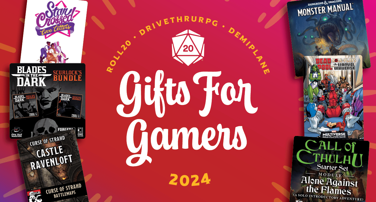 bullypulpit_hq's tweet card. Roll20 has a gift for every gamer whether they're hardcore or looking to start. The best part? Some of them are free!