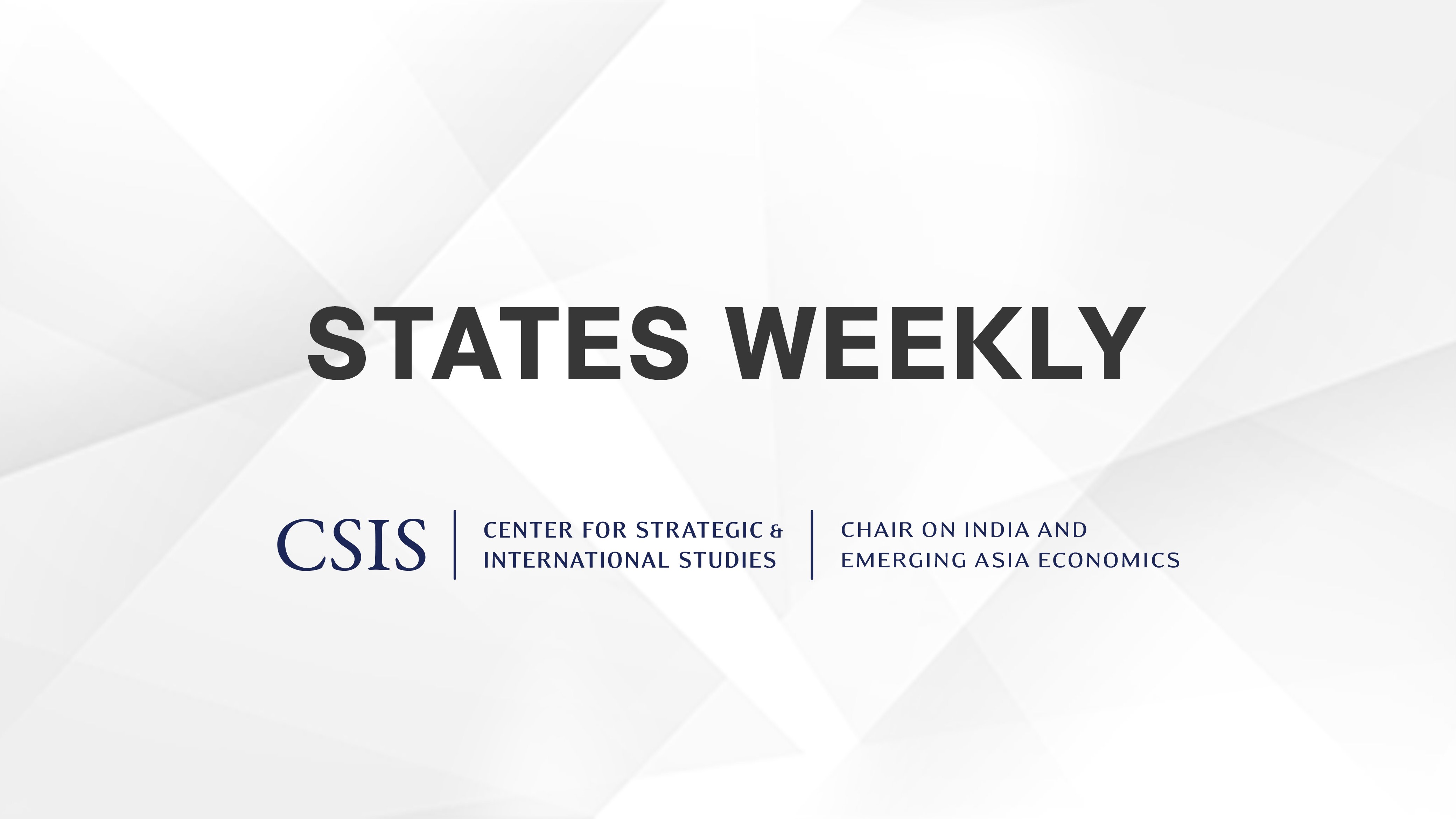 ShahriyarGourgi's tweet card. This edition of States Weekly covers November 19, 2025.