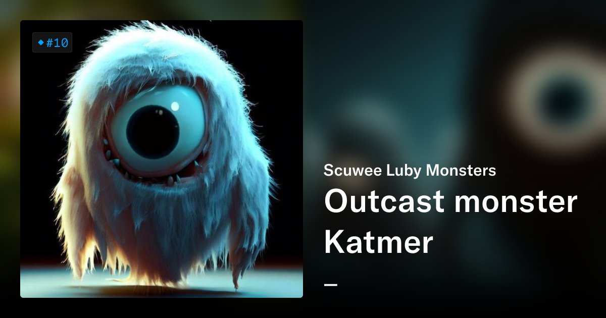 IONprotocols's tweet card. The Scuwee Luby characters are cute one-eyed monsters living in a ridiculous story universe. The Scuwee Lubys are part of a fictional universe created to reflect human nature through a carbon-based...