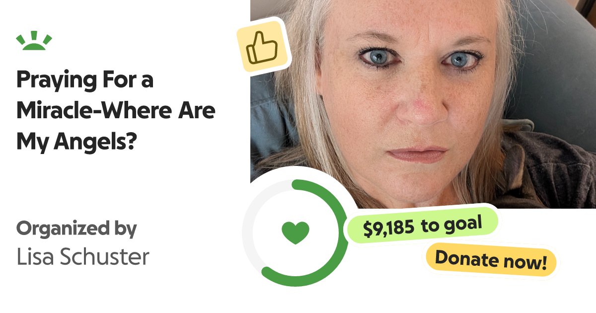 lisamplusmodel's tweet card. UPDATES POSTED TODAY! 11/3/25 THINK FOR A MOMENT... if you were in the po… Lisa Schuster needs your support for Praying For a Miracle-Where Are My Angels?