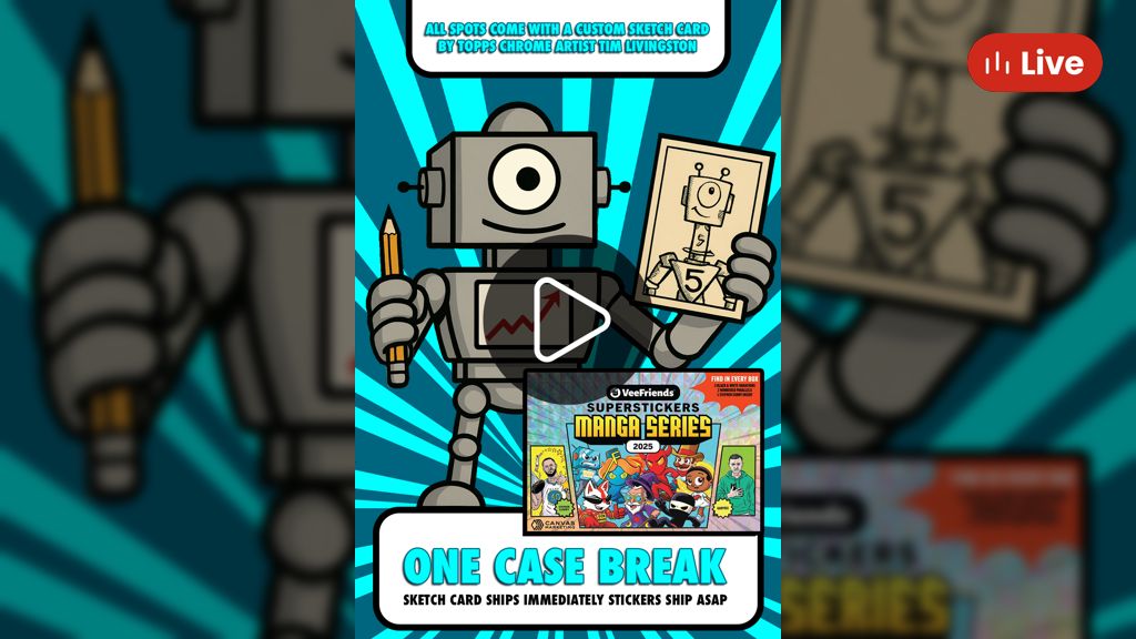 joelmcfarlin's tweet card. MANGA Case Break