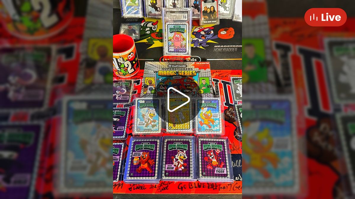 joelmcfarlin's tweet card. Veefriends Manga Super Sticker Sealed Pack Break with Singles & more!!