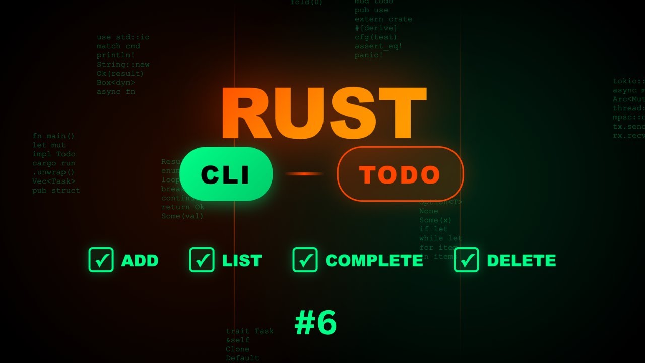 saadsaleem187's tweet card. Rust CLI To-Do App – Part 6 | Make Tasks Persistent with SQLite...