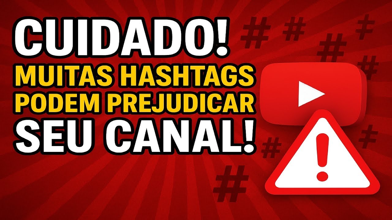 TecnologiaMund3's tweet card. 🚨 Excesso de Hashtags Pode Prejudicar Seu Canal no YouTube! Saiba...