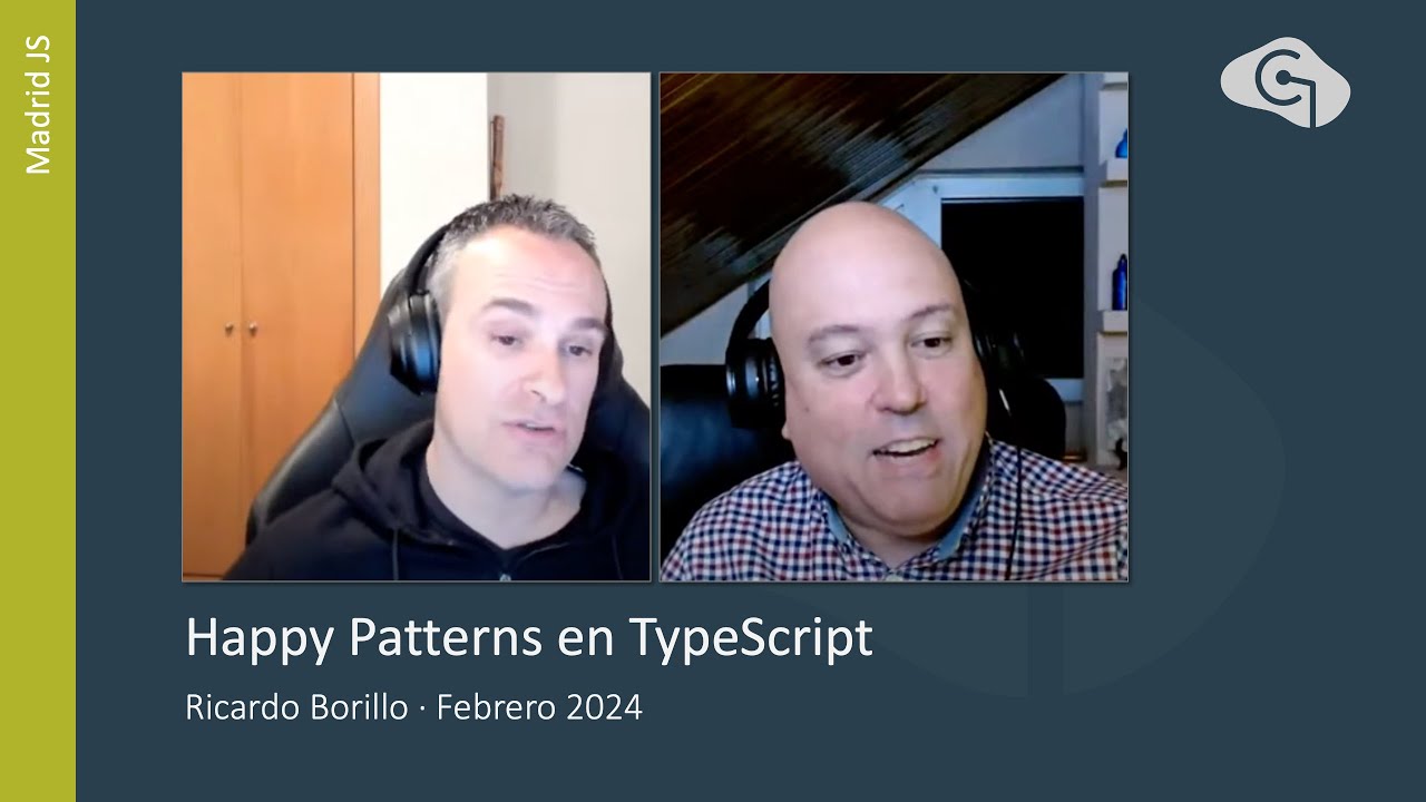borillo's tweet card. Madrid JS. Febrero 2024. Happy patterns en TypeScript