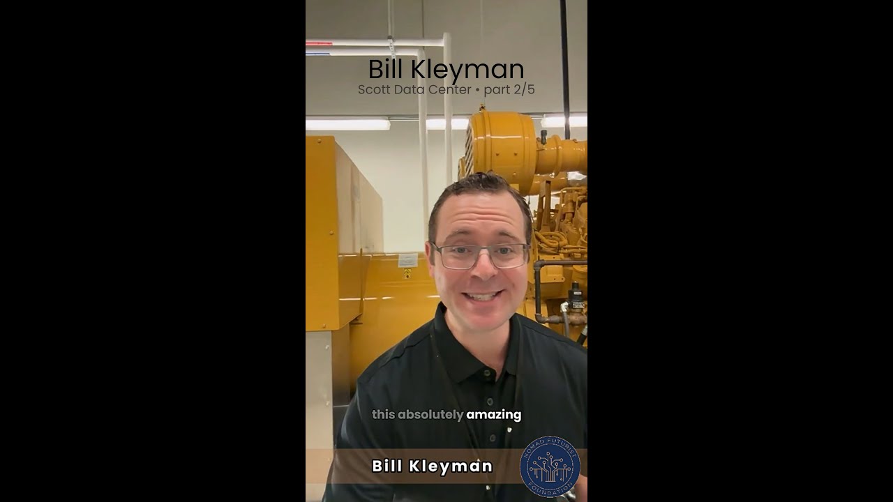 nomadfuturist's tweet card. Data Center Tour Series | Scott Data Center | Bill Kleyman | part 2/5