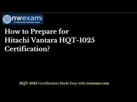 NWExam's tweet card. How to Prepare for Hitachi Vantara HQT-1025 Certification?