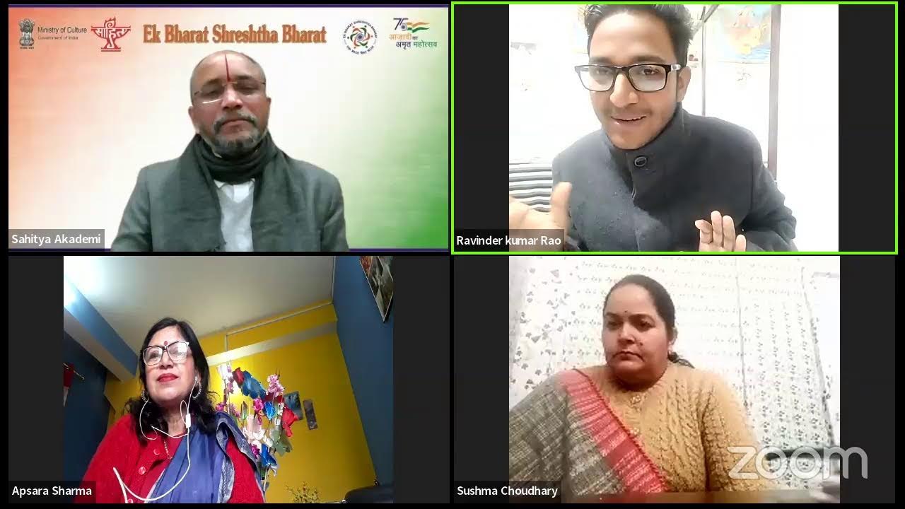 sahityaakademi's tweet card. Literary Forum under Ek Bharat Shreshtha Bharat on 17 January 2023