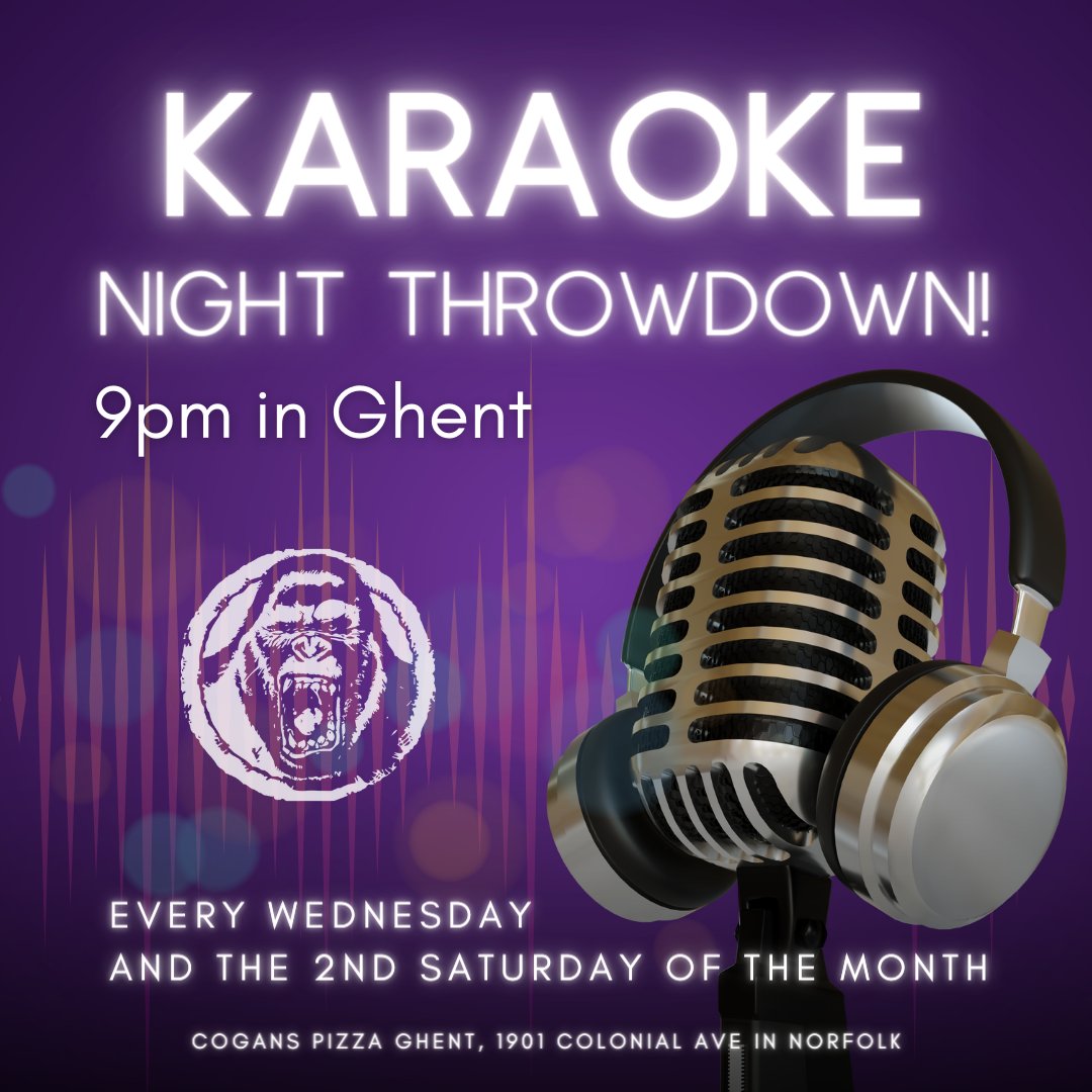 CogansGhent's tweet card. Karaoke is on at Cogans in Ghent every Wednesday and the 2nd Saturday of each month. We kick off the show at 9pm.
