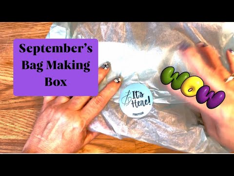 gather_create's tweet card. September Bag Makers Box from @Studio7t7 #bagmaking #sewing
