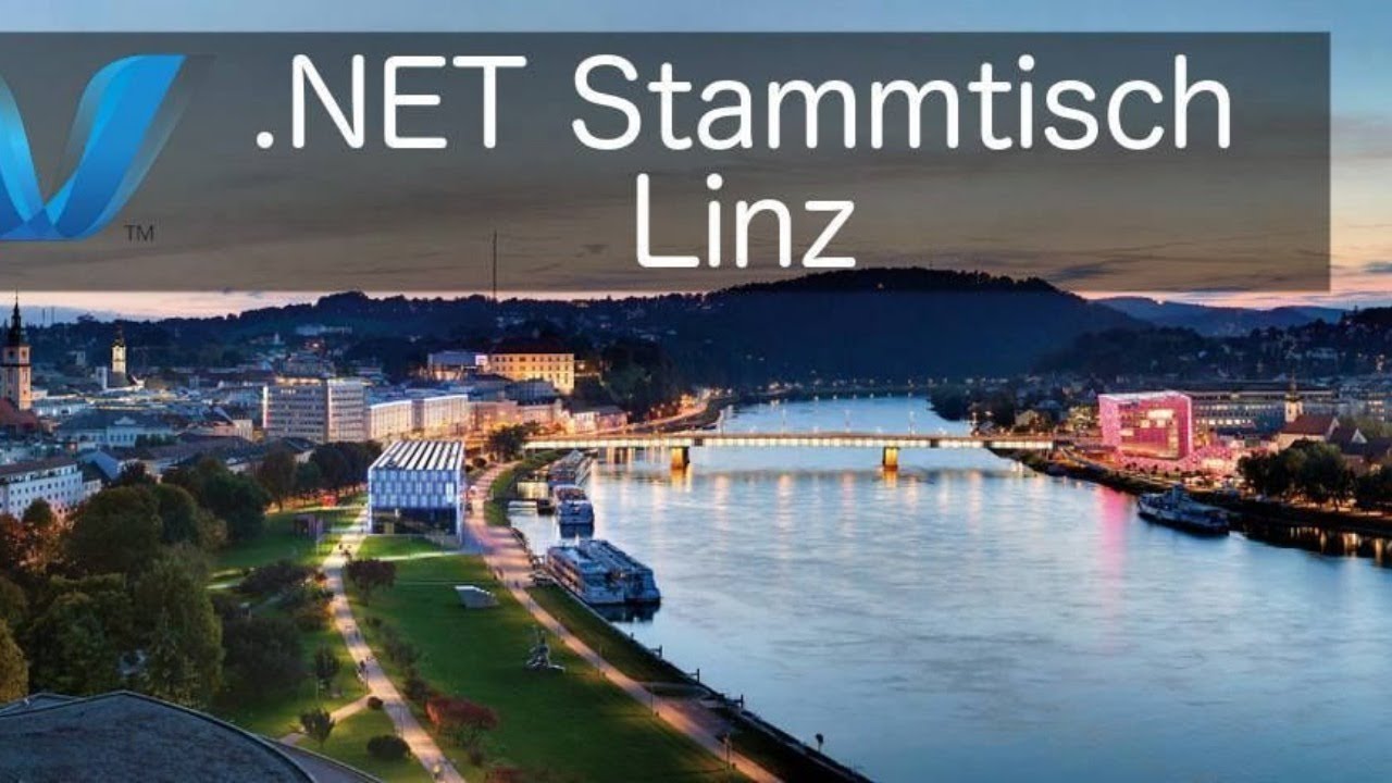 DotNetLinz's tweet card. .NET Summer Event Linz - .NET Stammtisch #8
