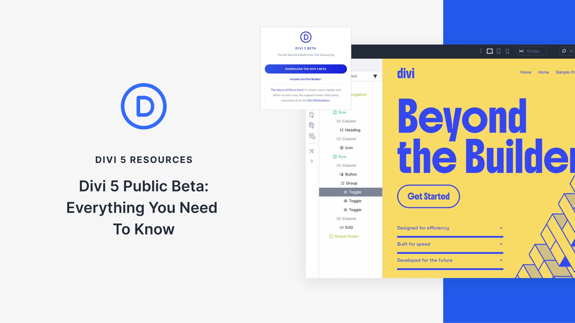 elegantthemes's tweet card. Divi 5 is here. Not in some distant future, not in a limited capacity. It’s here now, it’s being used on many production sites, and it’s waiting for you to start using it. Now, the question isn’t...