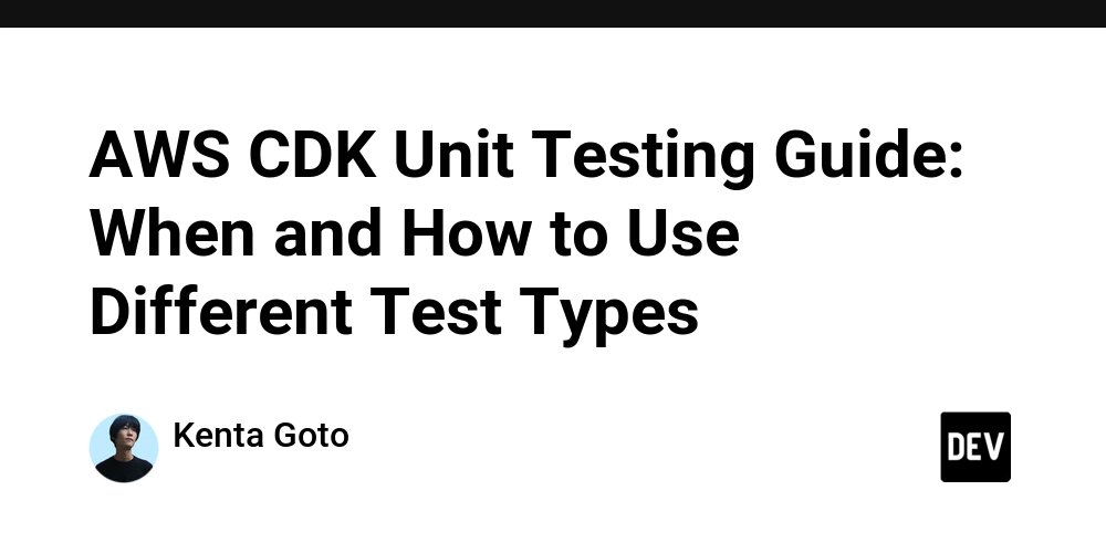 aws_hero_blogs's tweet card. Types of Unit Tests in AWS CDK There are three main types of unit tests in AWS...