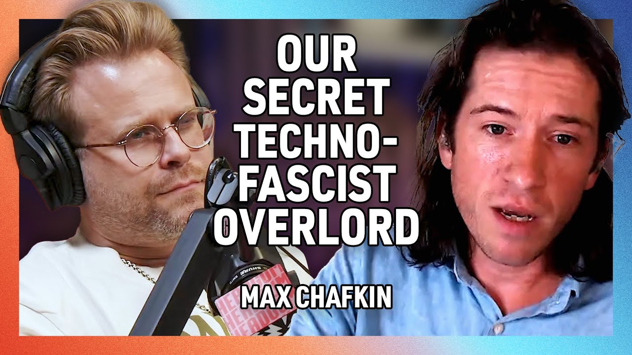 adamconover's tweet card. America’s Secret Technofacist Overlord, with Max Chafkin