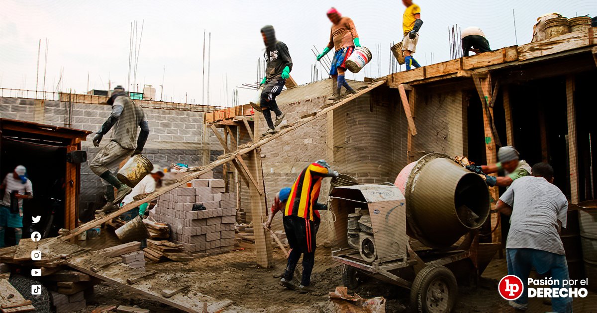 ESPACIO_LEG_PER's tweet card. Se ha publicado la Ley 32503 que mejora la cobertura de salud para trabajadores de construcción civil y sus familias