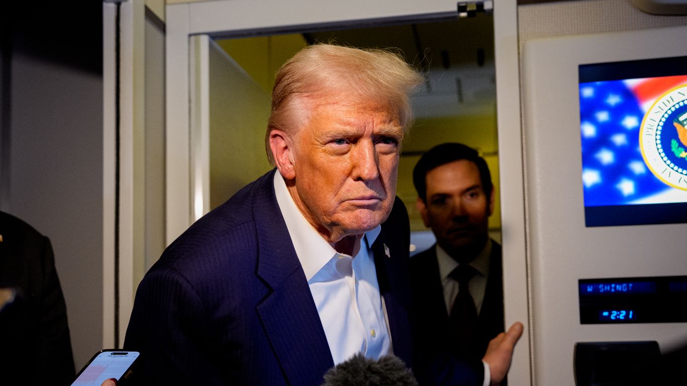 axios's tweet card. A note said the extended version of the interview had been "condensed for clarity."