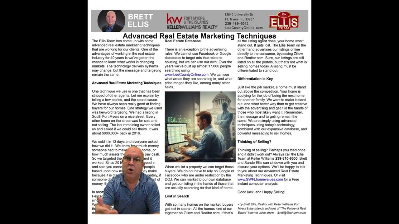 brettellis_swfl's tweet card. Advanced Real Estate Marketing Techniques #ellisteam #realestate...