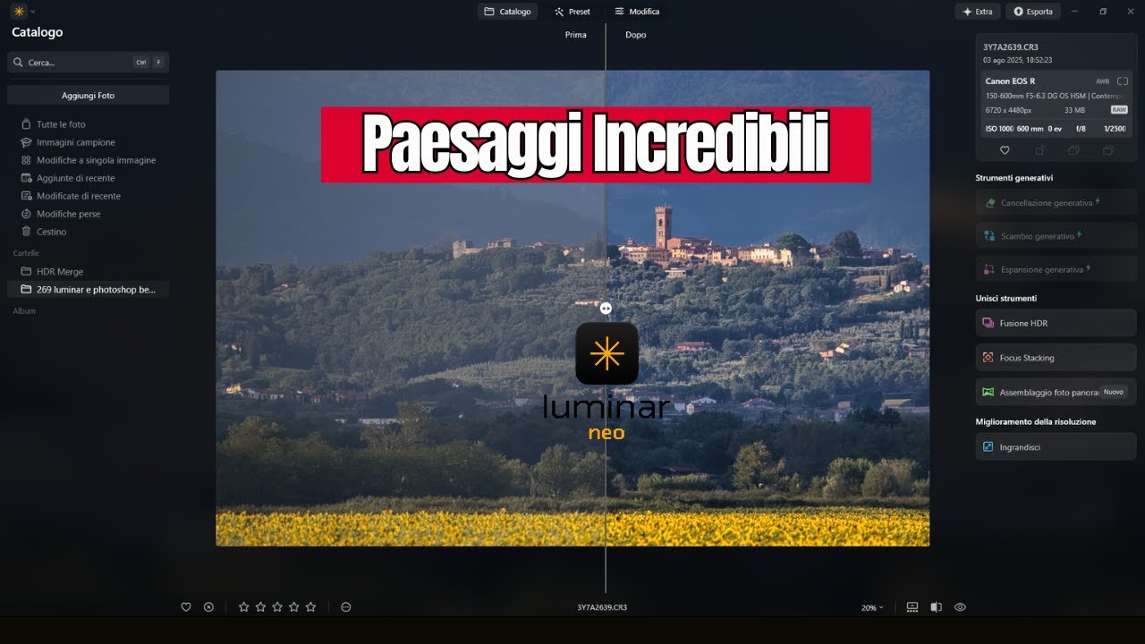 M_archphotoart's tweet card. Tutorial Come creare paesaggi incredibili con il software Luminar Neo