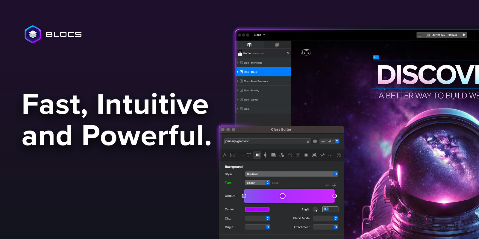 AnasHyeee's tweet card. Blocs is fast, intuitive and powerful visual web design software, that lets you create responsive websites and Wordpress themes without writing code.