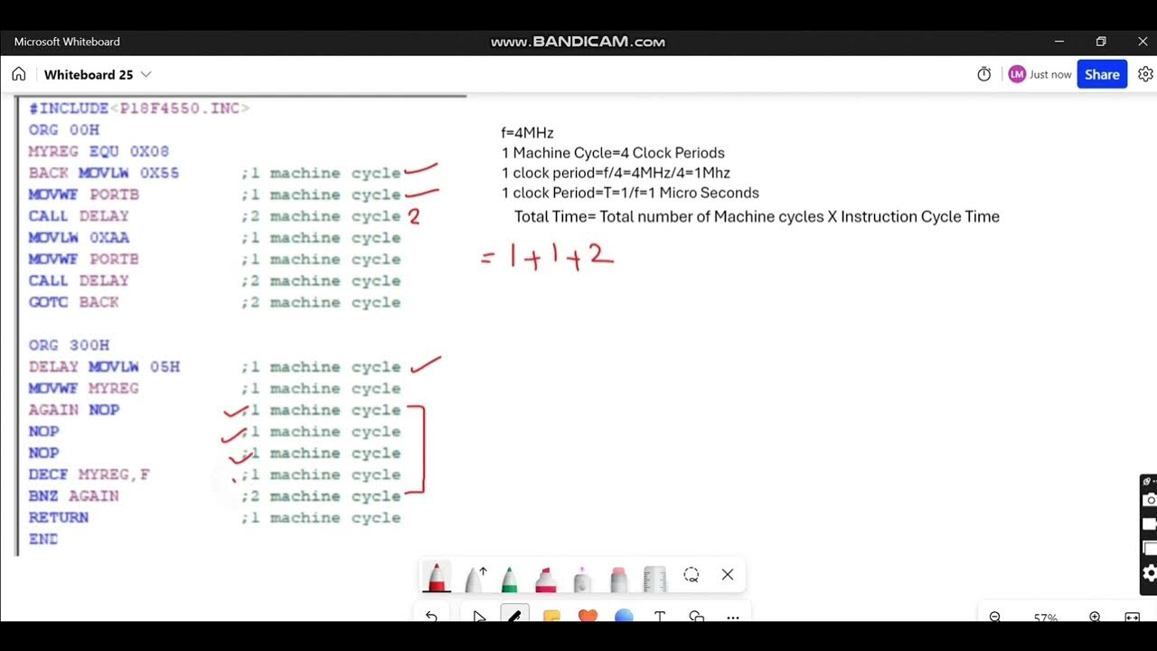 AsmaMus73173606's tweet card. Evaluating Time of Delay Routine in PIC Microcontroller