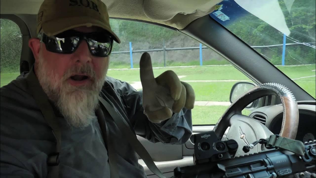 CovertDynamics's tweet card. John "Shrek" McPhee talks about fighting from your vehicle! Trigger...