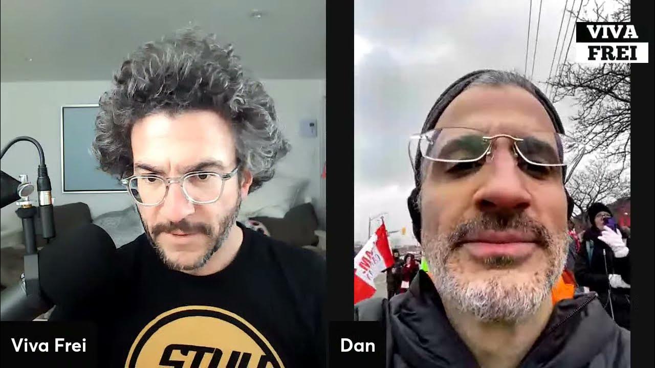 kylecavanaghmu1's tweet card. Police Escalation with Protesters at Windsor Protest - Viva Frei Live