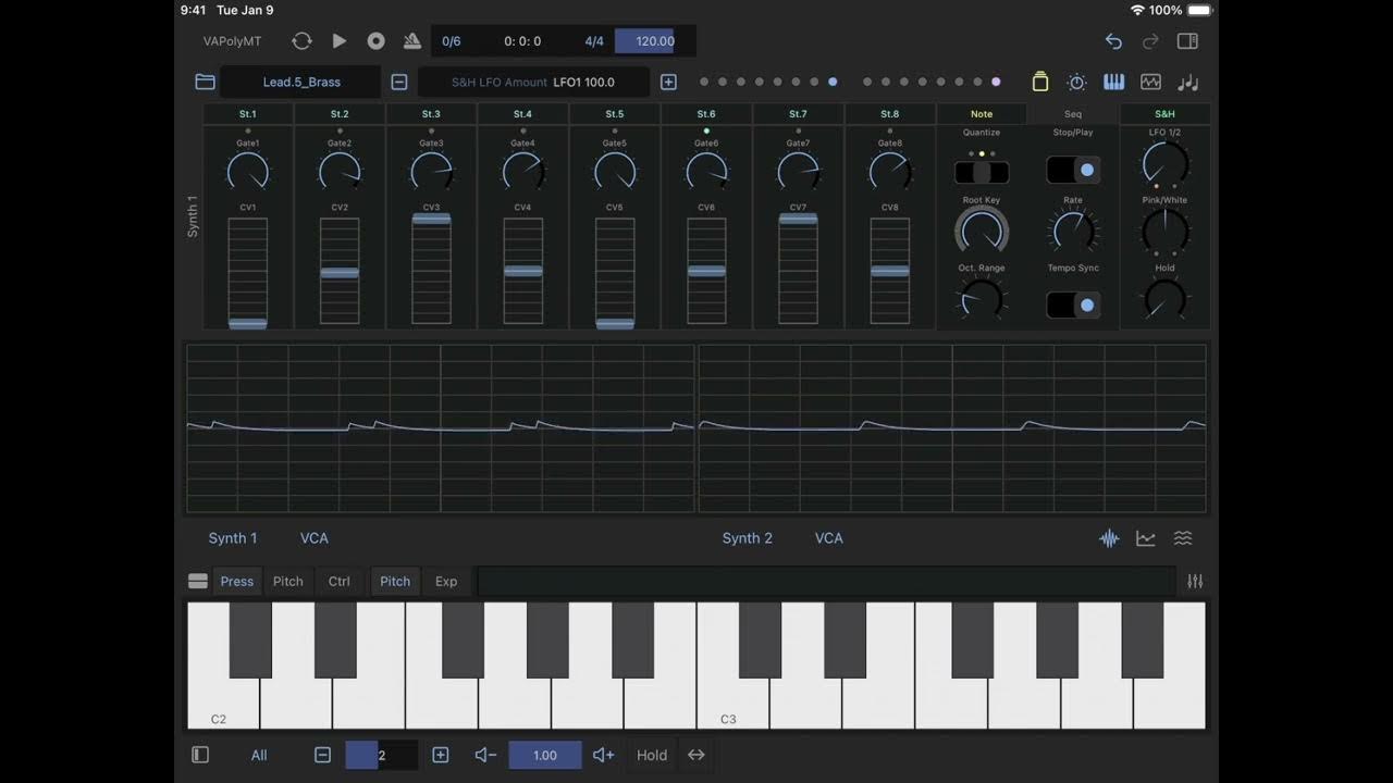software_rt's tweet card. VAPolyMT StepSequencer