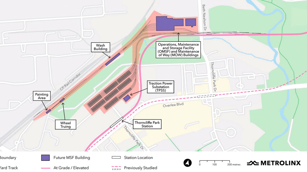 BridgeOverlea's tweet card. The letters “MSF,” placed at the bottom end of the Leaside Business Park, appeared without notice on a map of the proposed Ontario Line on the Metrolinx website last summer. If you asked Metrolinx...