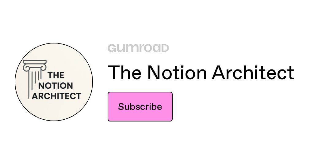 mrmfletcher's tweet card. Welcome to Notion Architect. Hi, I’m Mark — a content creator passionate about productivity, digital organisation, and all things Notion. I hope I have what you are looking for, if not, please...