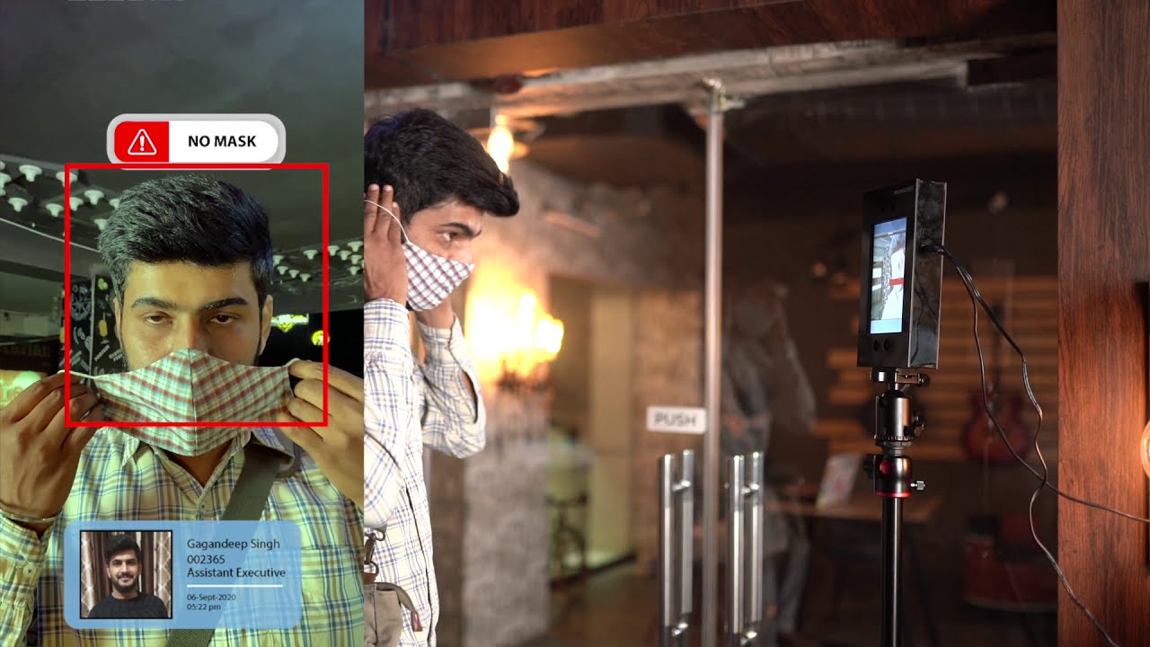 NeuralSift's tweet card. NeoFace & NeoDis : TouchLess Intelligent Attendance Devices