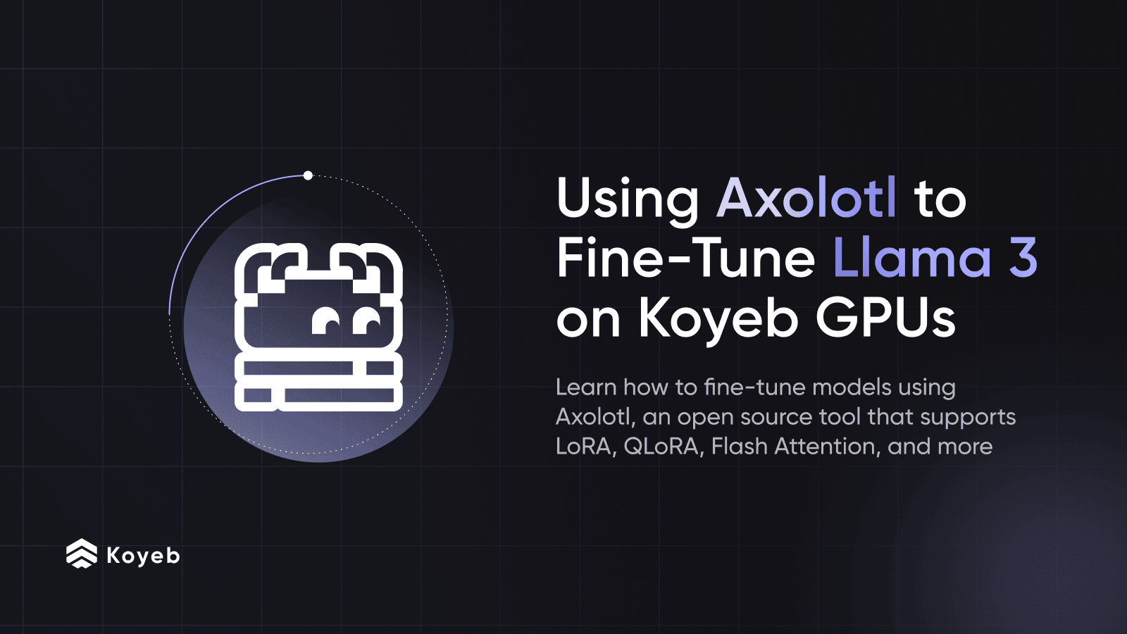 gokoyeb's tweet card. Learn how to fine-tune Llama 3 using Axolotl. This hands-on guide covers setup, configuration with YAML, LoRA/QLoRA methods, and fine-tuning with serverless GPUs.