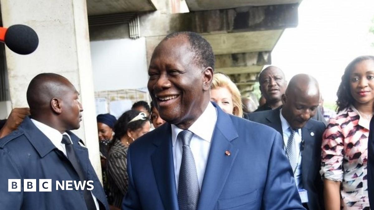 BBCBreaking's tweet card. Ivory Coast's President Alassane Ouattara wins the country's first post-war election with 84% of vote, electoral commission officials say.