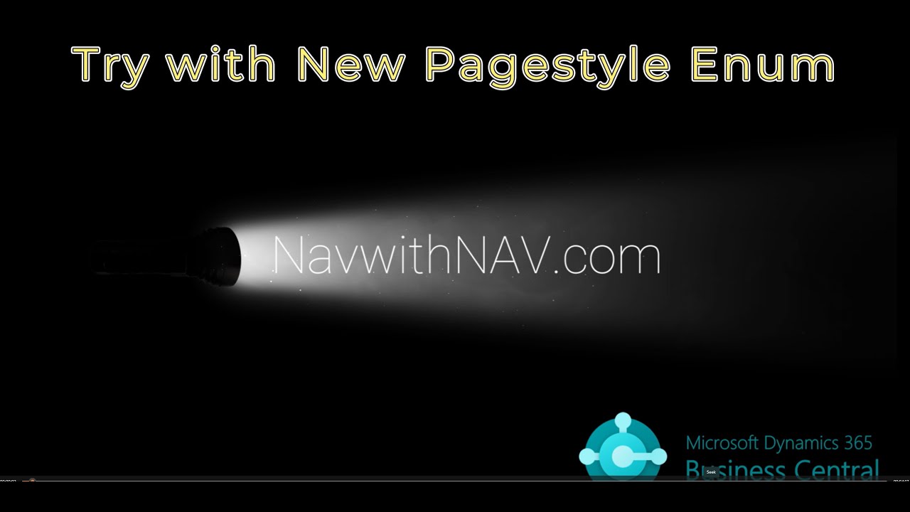 NavwithNav's tweet card. How to use PageStyle Enum in VS Code? #vscodeextensions #businessce...