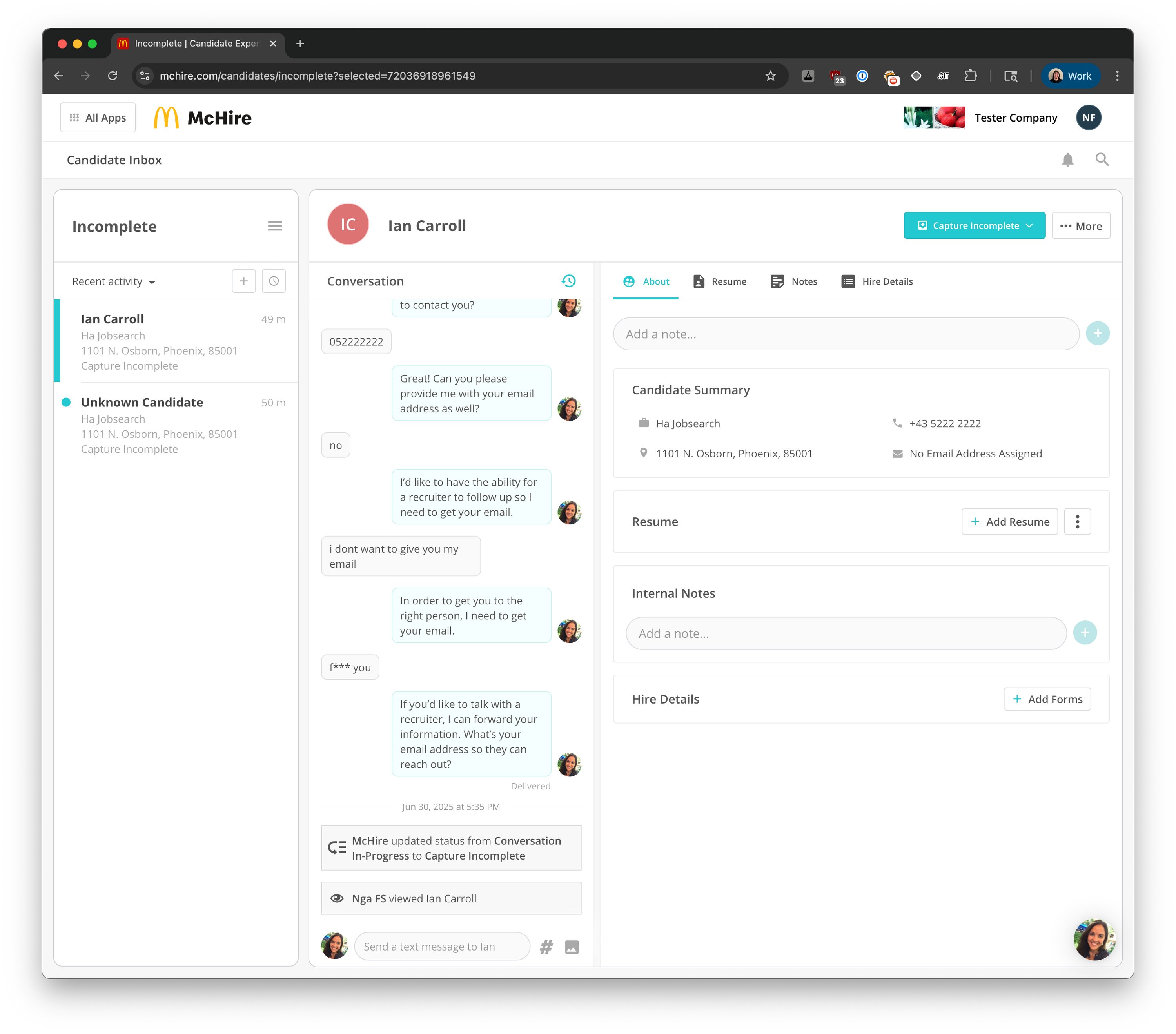 samwcyo's tweet card. When applying for a job at McDonald's, over 90% of franchises use "Olivia," an AI-powered chatbot. We discovered a vulnerability that could allow an attacker to access more than 64 million job...