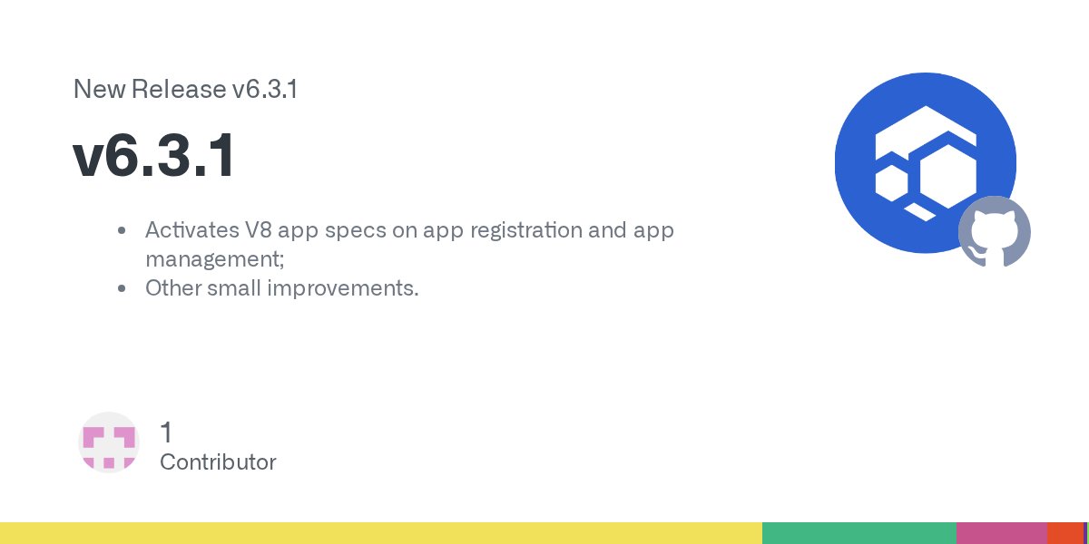 Flux_France's tweet card. Activates V8 app specs on app registration and app management; Other small improvements.