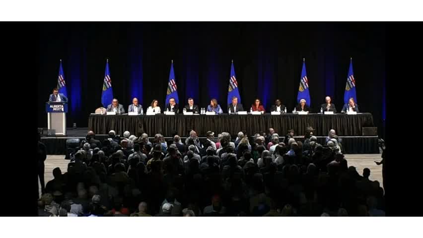 CSIBouncyCastle's tweet card. Watch Alberta Next Panel suggest spanking teenager asking about why...