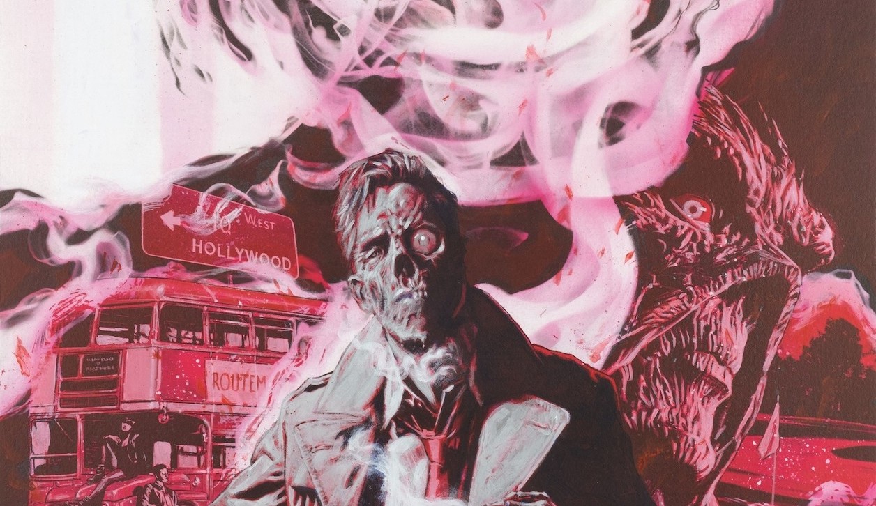 AIPTcomics's tweet card. New DC Black Label series 'John Constantine, Hellblazer: Dead in America' brings Si Spurrier and Aaron Campbell back together.