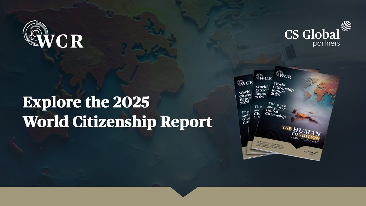 CSGlobalPtnrs's tweet card. Second citizenship is more than a luxury—it’s a life strategy.
