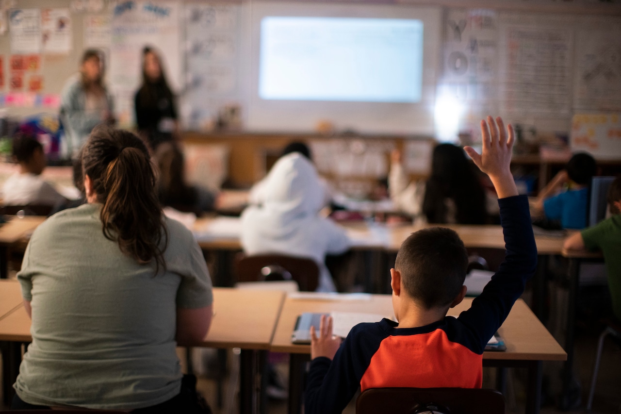 jrlsilverman's tweet card. The debate centers on whether the state has provided enough money to school districts to provide a "quality education," where 90% of students will graduate on time.