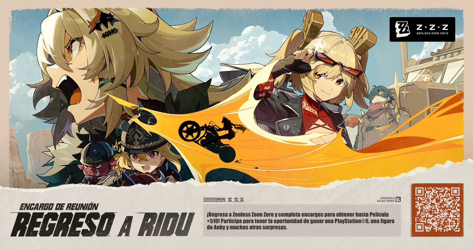 Erron_Blackexex's tweet card. Participa en el evento, invita a proxies a regresar a Zenless Zone Zero y vinculen su código de invitación para obtener hasta Película ×510. Los proxies que regresen pueden obtener Película ×60...