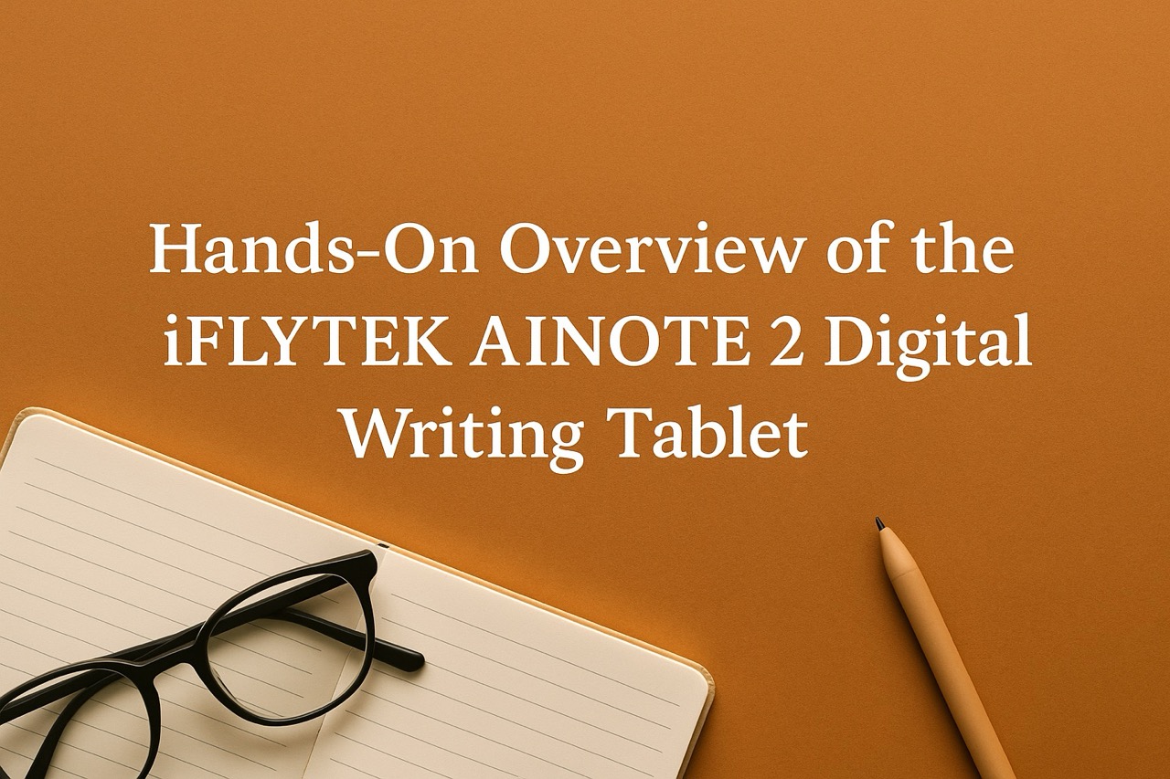 ereadersforum's tweet card. The iFLYTEK AINOTE 2 enters the growing field of premium e-ink tablets with a focus on realistic handwriting, AI-driven productivity, and a polished hardware