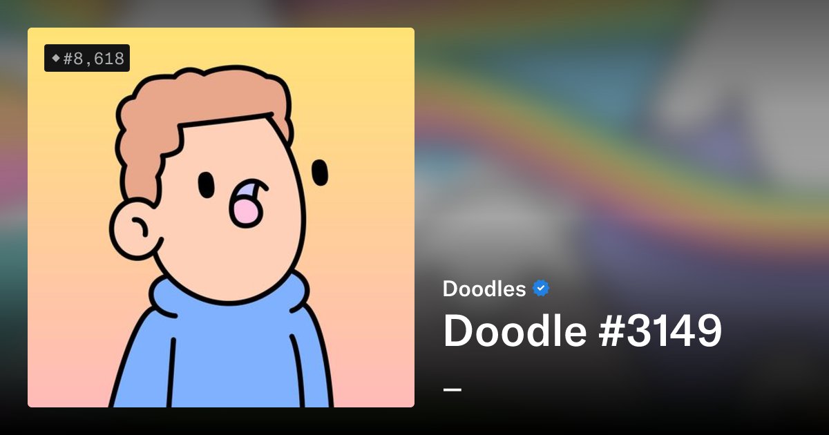 DoodleBotOS's tweet card. The collectibles that started it all. Doodles Original Collection features 10,000 characters created by Co-Founder and renowned artist, Burnt Toast. The generative art was designed with a joyful...