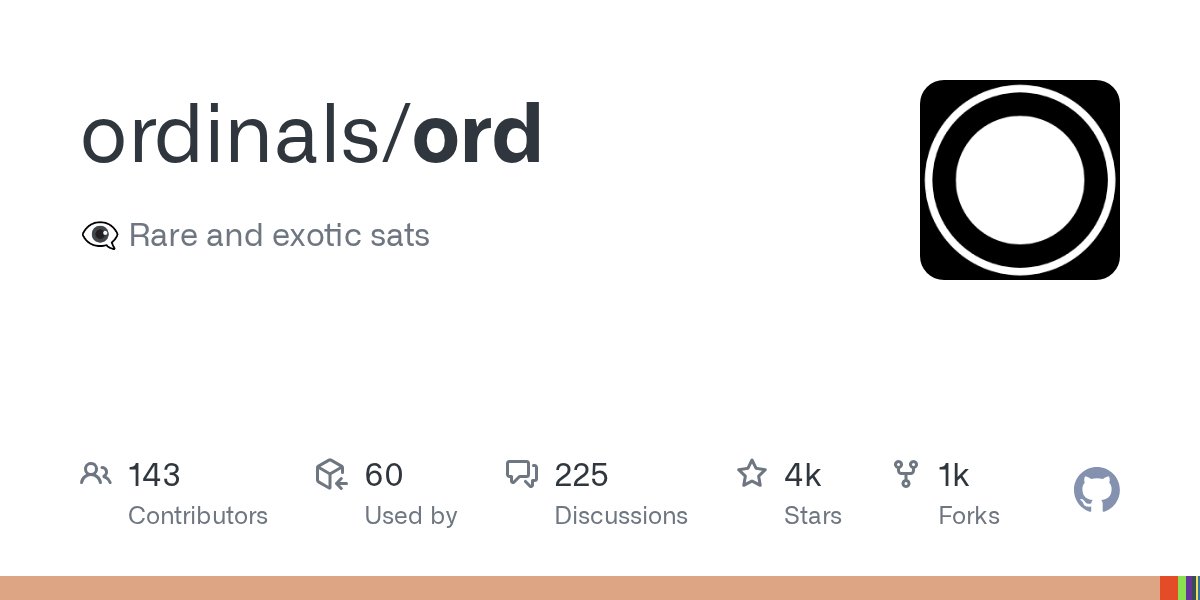 rodarmor's tweet card. 👁‍🗨 Rare and exotic sats. Contribute to ordinals/ord development by creating an account on GitHub.