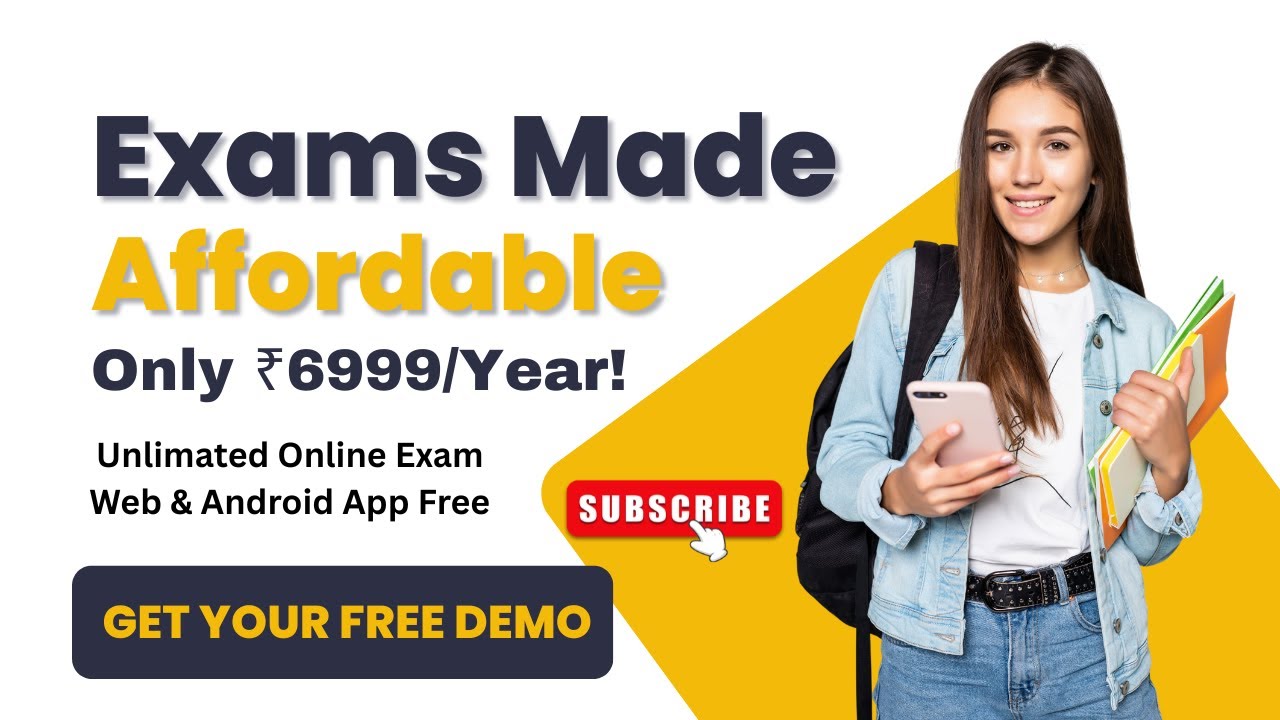 Yoctel_Solution's tweet card. Exams Made Affordable: ₹6999/per year for Unlimited Online Exams!...