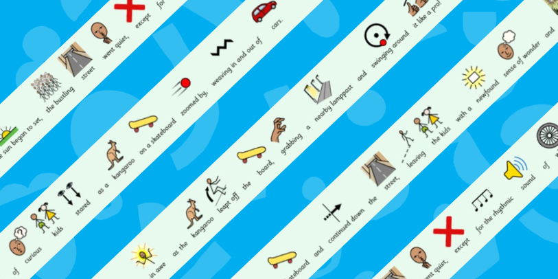 HeyPobble's tweet card. Discover the power of inclusive writing with symbols to support communication and learning. Join Pobble and Widgit in championing inclusive environments for every child to flourish as a writer.