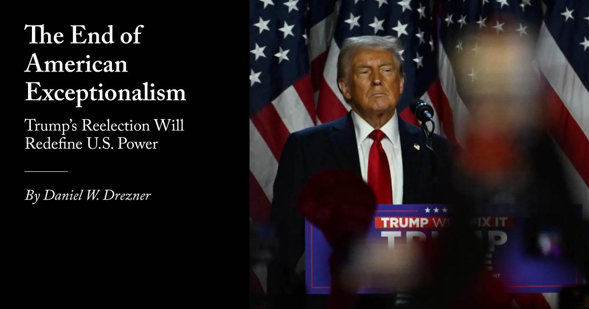 RoboRobbins's tweet card. Trump’s reelection will redefine U.S. power.