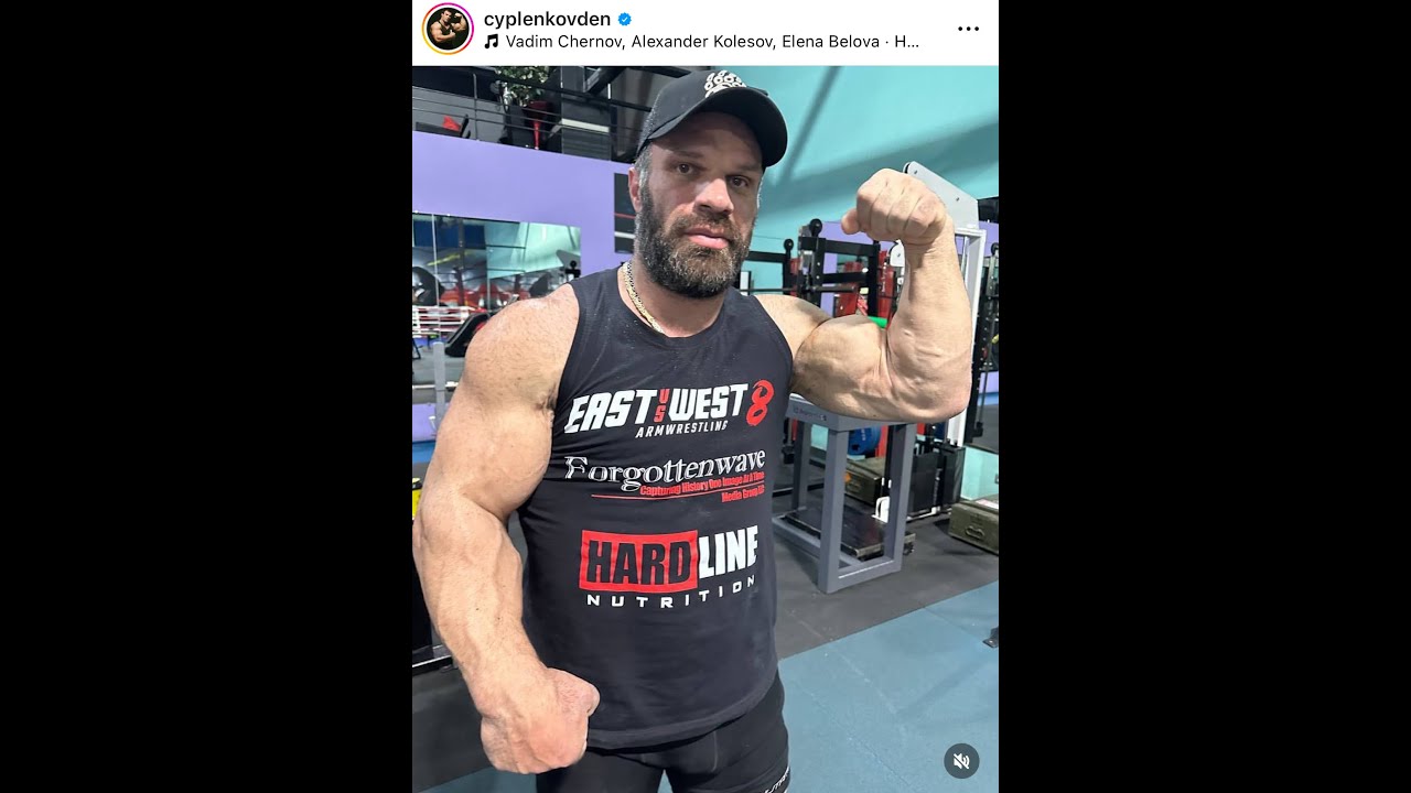 GreggXFS's tweet card. Inside ArmWrestling #4 - Denis Cyplenkov issues a warning.